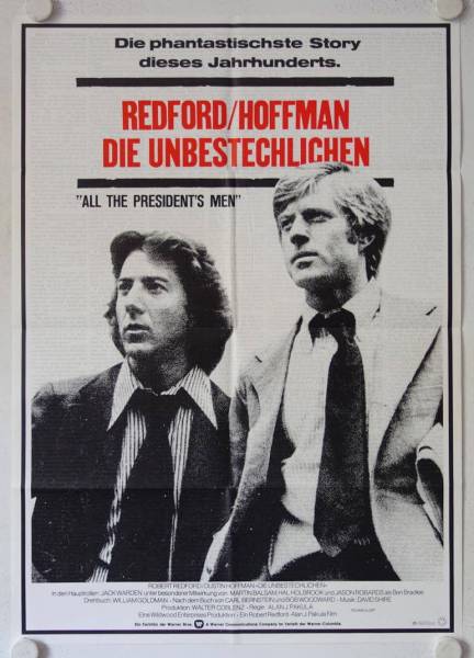 All the Presidents Men original release german movie poster